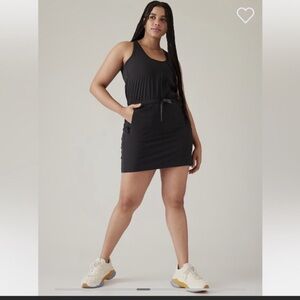 Athleta Black Bodycon Sleeveless Mini Dress